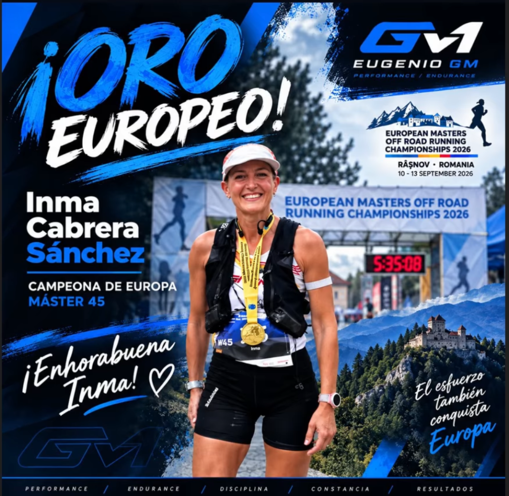 Inma Cabrera Sánchez campeona de Europa Máster 45 en Râșnov 2026